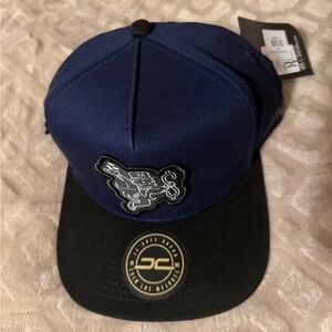 Navy and Black Men's Hat